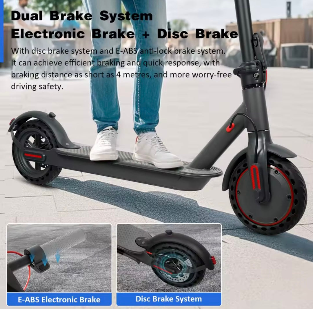 ES80/M365 X1 Electric Scooter 36V 10.5Ah 500W Motor 35KM Long Range 31KM/H 8.5Inch Solid Tires Foldable Smart APP EScooter